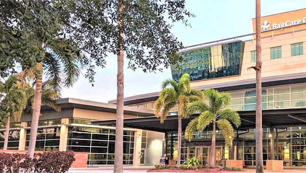 Exterior view of BayCare HealthHub Carillon.