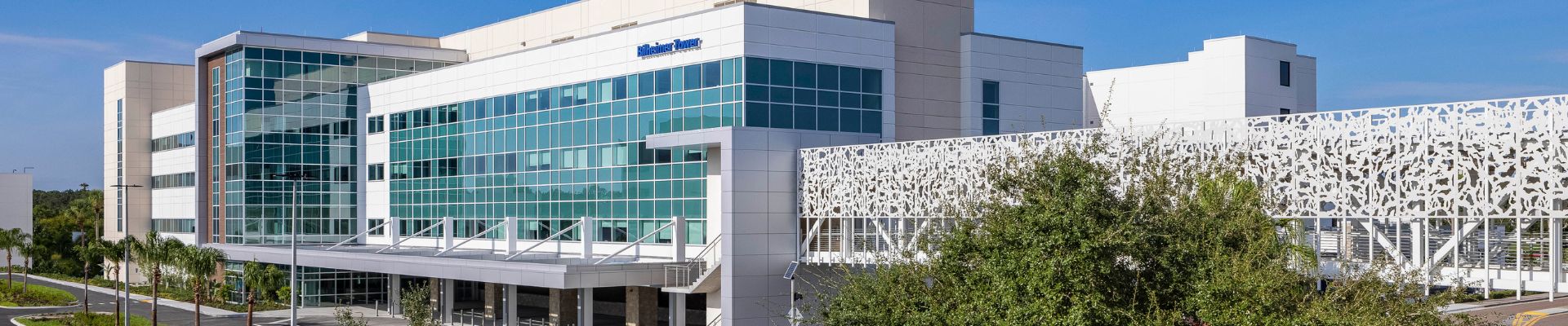 Exterior view of the Bilheimer Tower at BayCare Mease Countryside Hospital