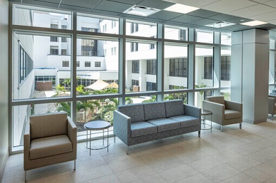 Mease Countryside Hospital Bilheimer Tower waiting area