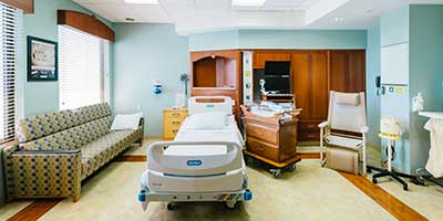 Private Mom and Baby Room.