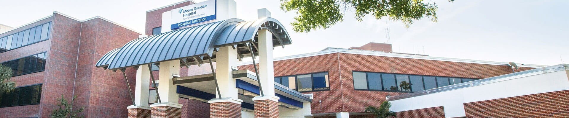 Mease Dunedin Hospital main entrance
