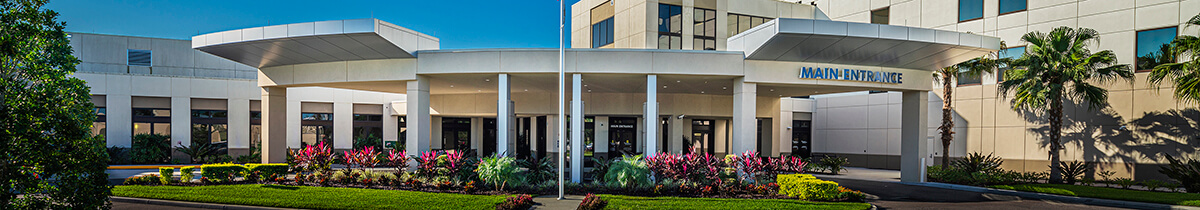 an exterior photo of Morton Plant North Bay Hospital