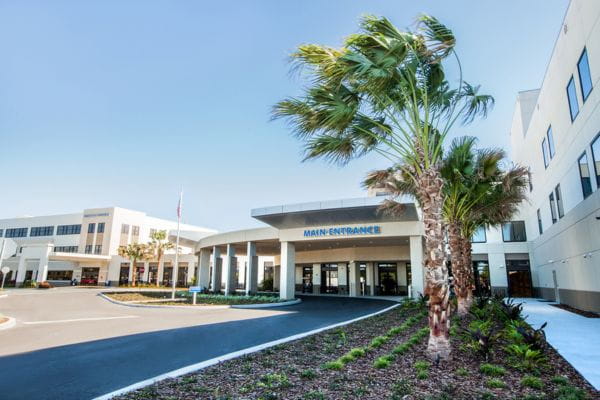 An exterior image of BayCare Morton Plant North Bay Hospital
