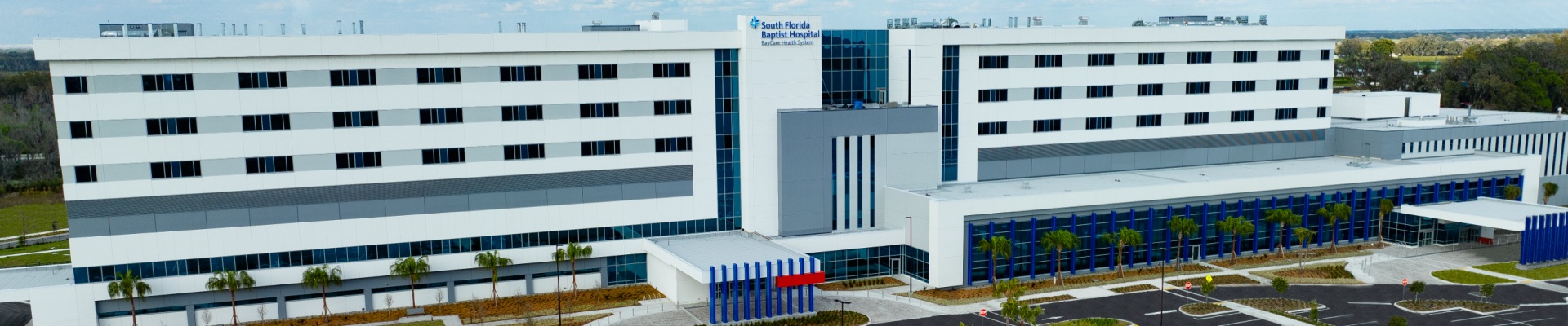 Exterior of South Florida Baptist Hospital