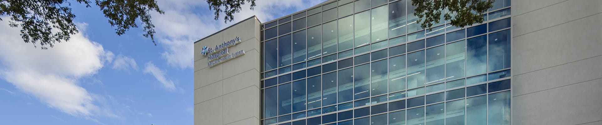 An exterior view of BayCare St. Anthony Hospital