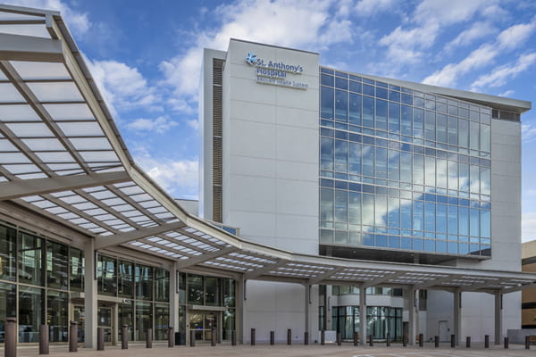An exterior view of BayCare St. Anthony Hospital