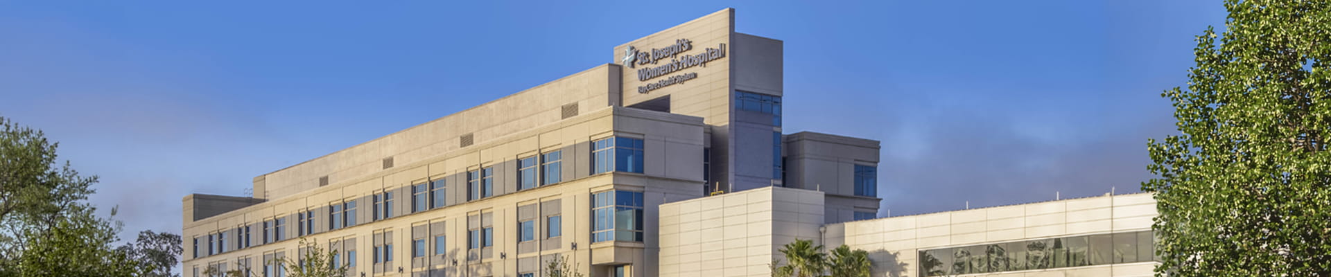 Exterior photo of BayCare St. Joseph's Women's Hospital