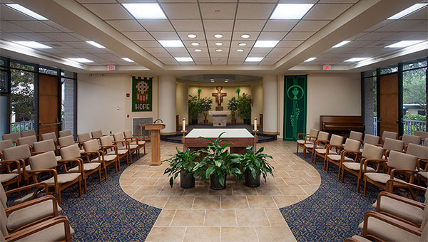 The chapel at St. Joseph's Hospital in Tampa