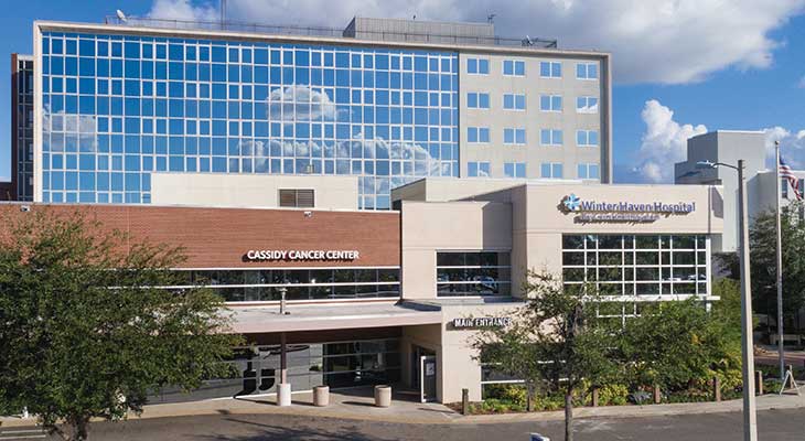Exterior of Winter Haven Hospital