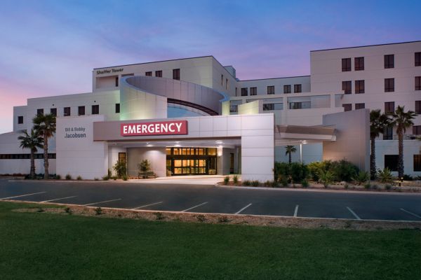 Exterior photo of the emergency department at BayCare Mease Countryside Hospital
