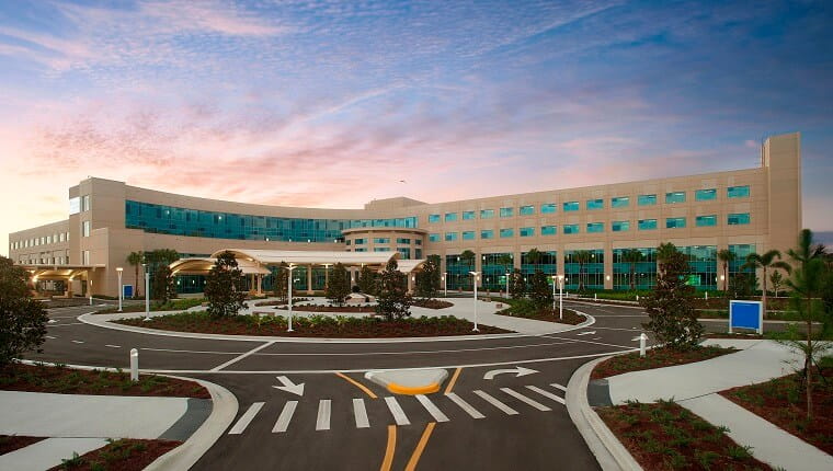 Exterior of St. Joseph's Hospital-South