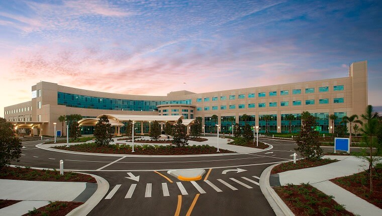 Exterior of St. Joseph's Hospital-South