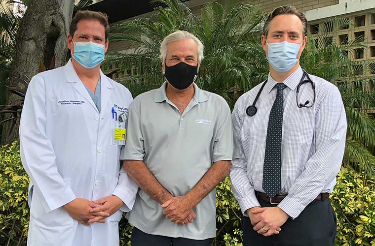 Lung Cancer Survivor Credits Minimally Invasive Surgery at St. Joseph’s Hospital Cancer Institute for Saving His Life