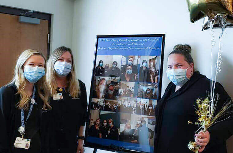 BayCare’s Outpatient Imaging (New Tampa) won Press Ganey’s Pinnacle of Excellence award