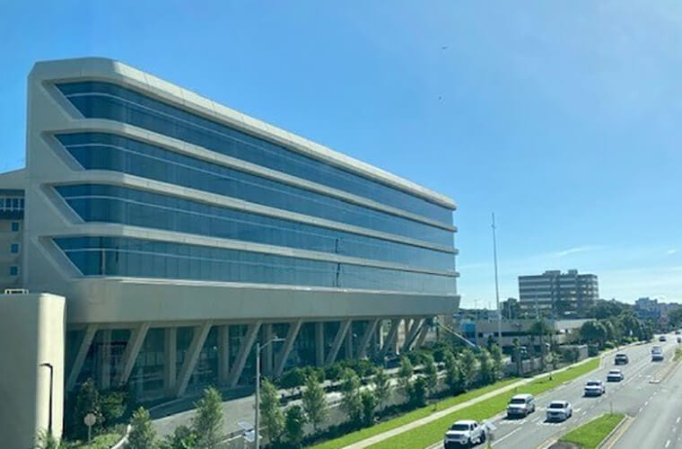 St. Joseph's Hospital New Tower Exterior