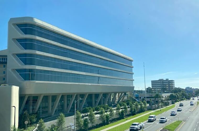 St. Joseph's Hospital New Tower Exterior