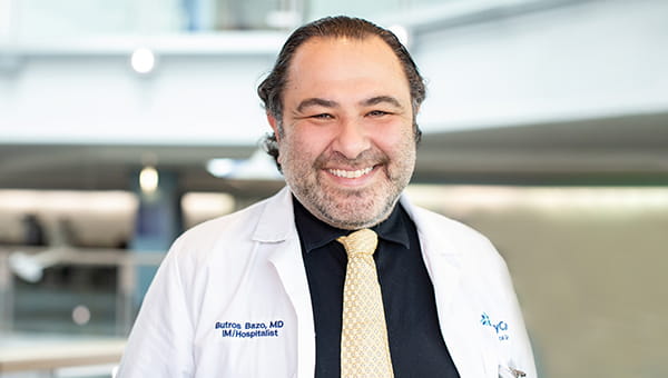 Dr. Bazo, faculty physician for the internal medicine residency program.