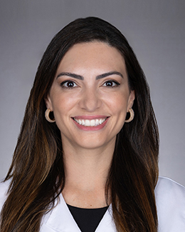 Headshot of Gabrielle Sicard, MD in a lab coat