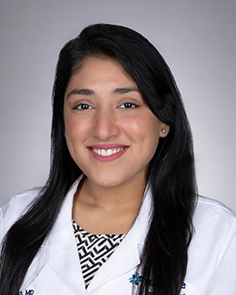 Headshot of Maham Shaikh, MD in a lab coat 