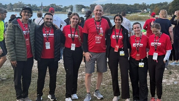 Sports Medicine faculty and Fellows at an IronMan race.