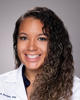 A headshot photo of Kiara Hodge, DO.