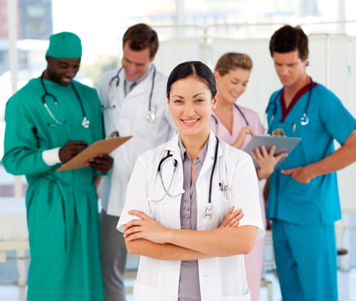 group of medical professionals