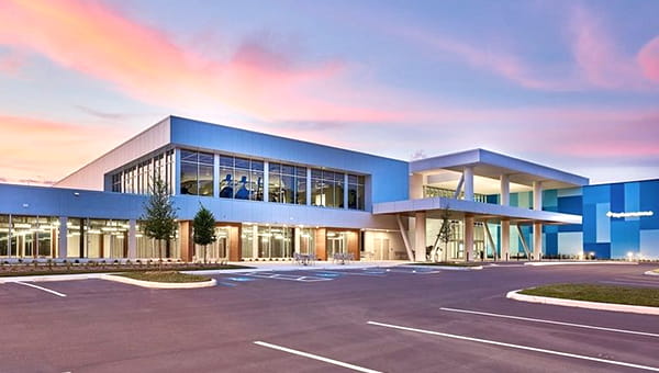 Exterior image of the Bloomingdale Fitness Center