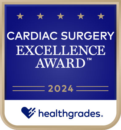 Cardiac Surgery Excellence Award 2024 healthgrades