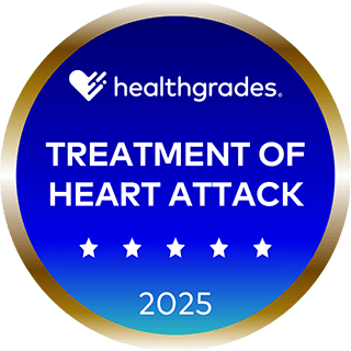 Five-Star for Treatment of Heart Attack Healthgrades Award 2025