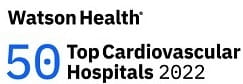 A photo displaying text reading Watson Health Top 50 Cardiovascular Hospitals