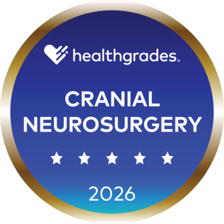 2026 Healthgrades badge cranial neurosurgery 5 star