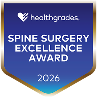 Healthgrades award for "Spine Surgery Excellence" 2026