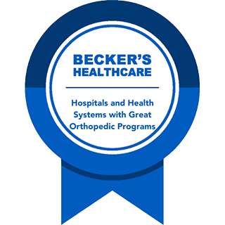 Becker's Healthcare Hospitals and Health Systems with Great Orthopedic Programs logo